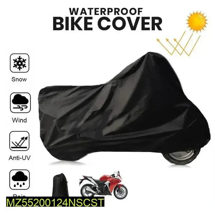 Waterproof Motorbike Cover - Parachute Fabric Protection for All Weather - Mix Bazar - Mix Bazar