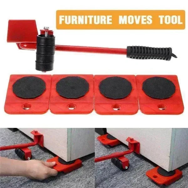 Heavy Furniture Moving Tool - Easy Lift & Slide Mover Set with Wheels - Mix Bazar - Mix Bazar