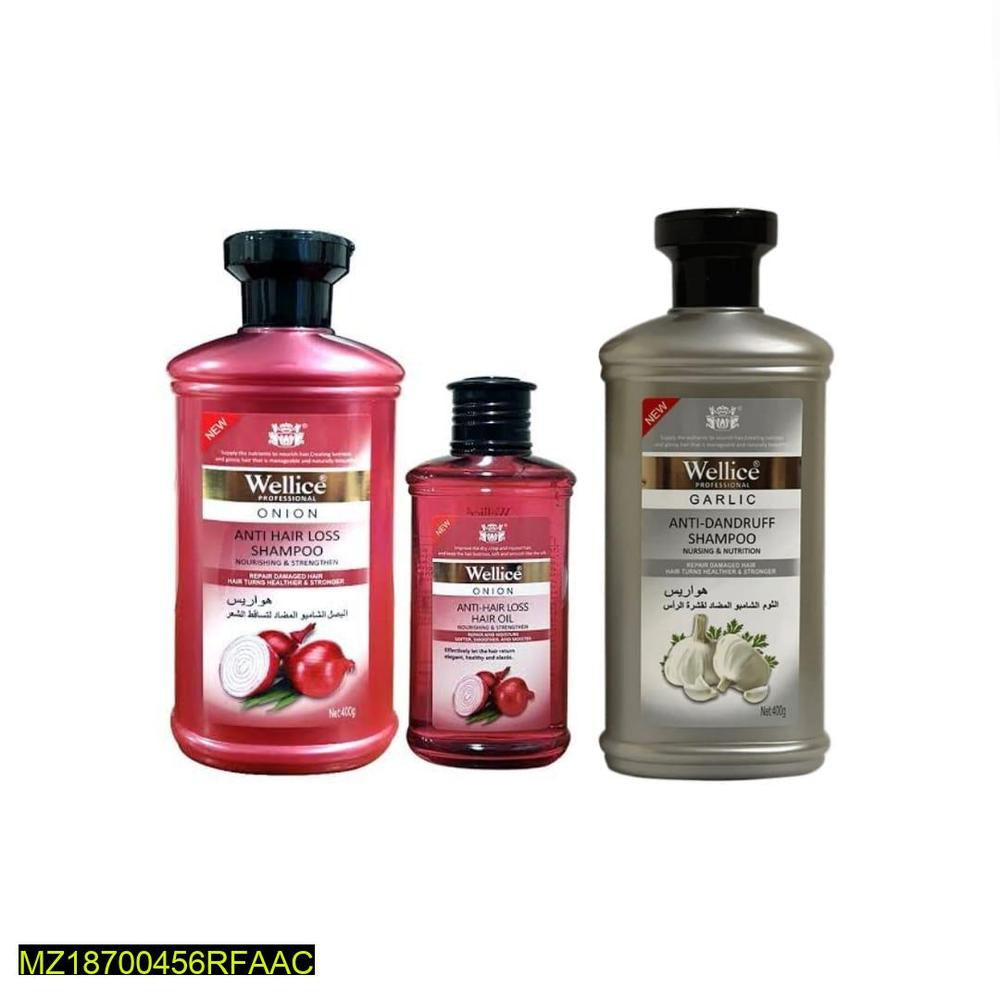 Hair Care Bundle Deal Pack Of 3 Mix Bazar