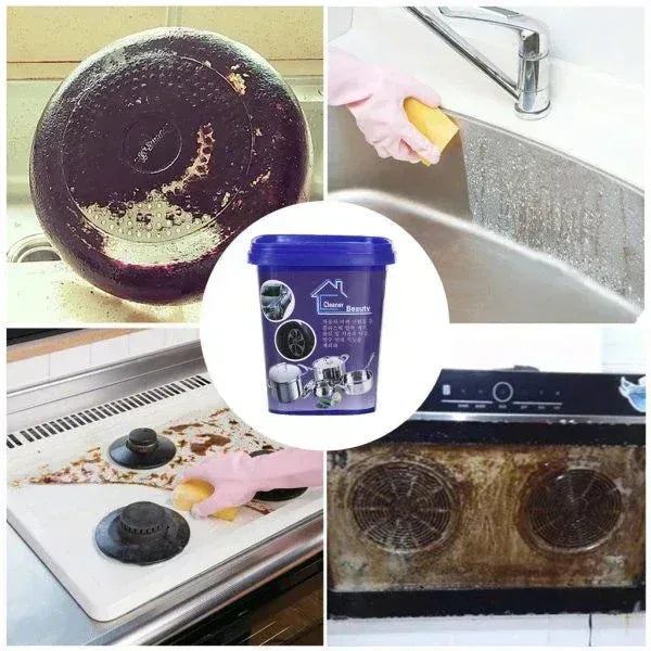 Black Pot Bottom Cleaner - Powerful Detergent for Stubborn Stains & Grease - Mix Bazar - Mix Bazar