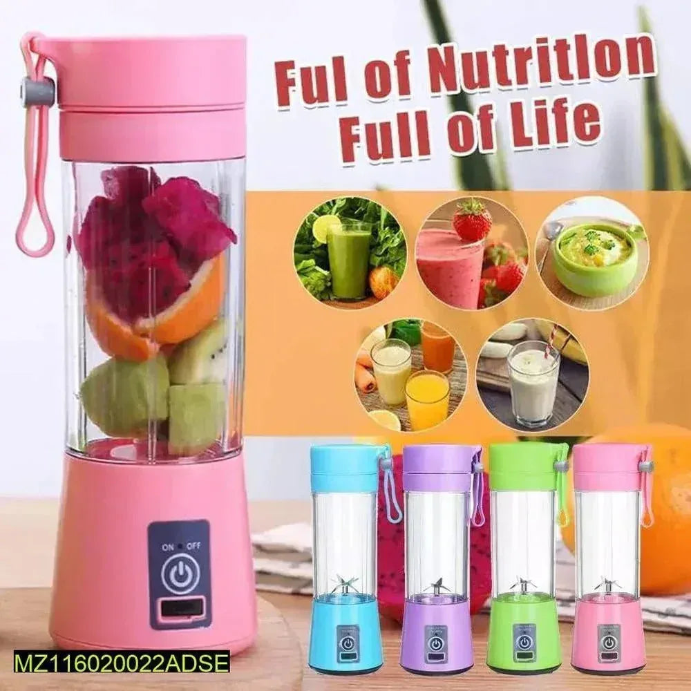 Portable Rechargeable Juicer Blender - USB Charging for Smoothies On-the-Go - Mix Bazar - Mix Bazar