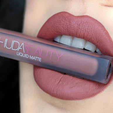 Huda Beauty Liquid Matte Lipstick Full Collection Set 16 Shades Mix Bazar