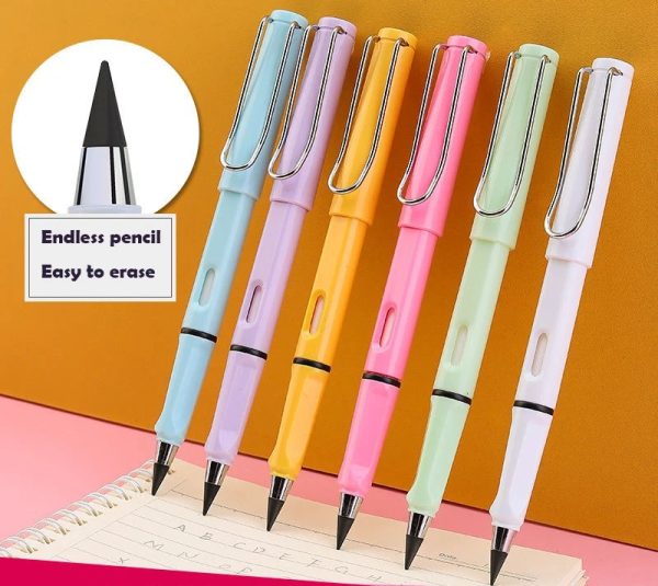 Pencil With Builtin Rubber Mix Bazar