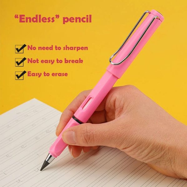 Pencil With Builtin Rubber Mix Bazar