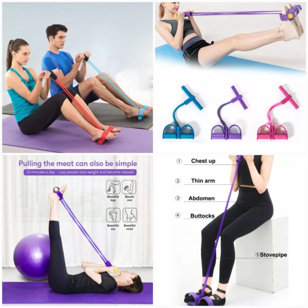 Elastic Pull Ropes Tummy Trimmer Mix Bazar