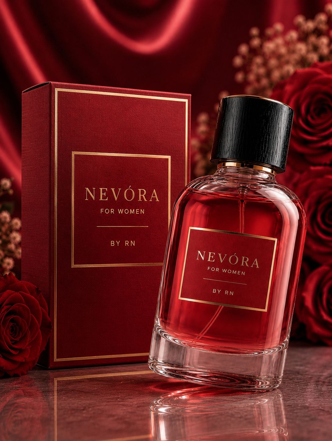 Feminine Floral Eau de Parfum – Soft Rose & Musky Scent for Women