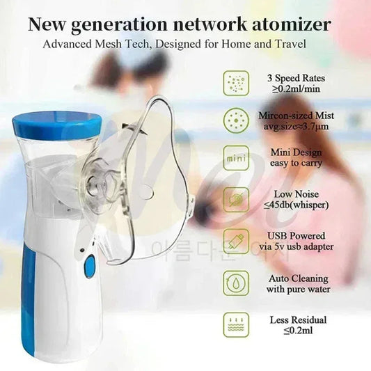 Nebulizer Machine - Professional Respiratory Therapy - Mix Bazar