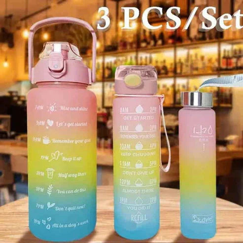 Sports Water Bottles Set Mix Bazar