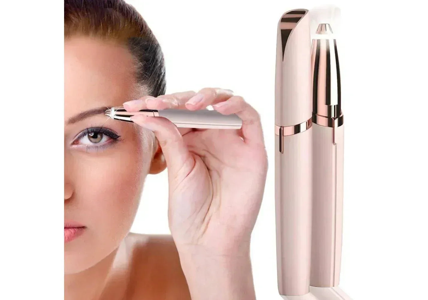 Eyebrow Trimmer - Precision Facial Hair Remover for Women & Men - Mix Bazar - Mix Bazar