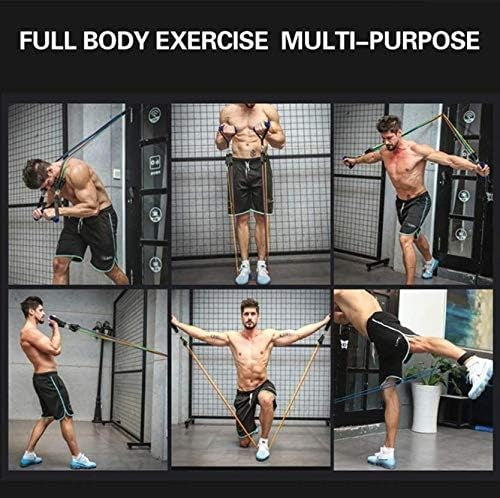 11Pcs Power Resistance Bands Set – Complete Home Gym Kit (Imported)