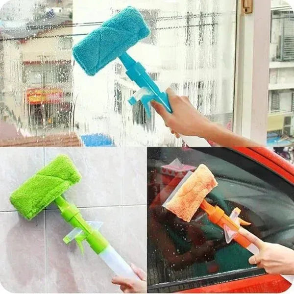 Window Cleaning Wiper - Double-Sided Squeegee for Streak-Free Glass - Mix Bazar - Mix Bazar