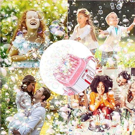 Automatic Bubble Gun Toy - Fun Water Bubble Maker for Kids Outdoor Play - Mix Bazar - Mix Bazar