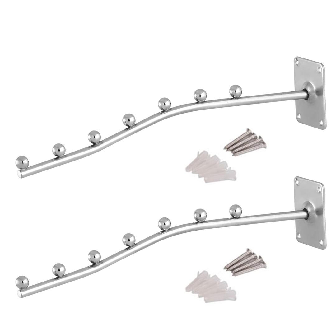 Wall Mounted Clothes Hanging Stand Mix Bazar