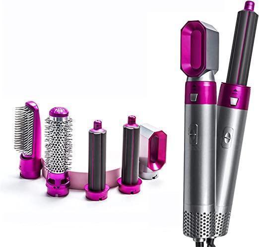 2-in-1 Hair Dryer & Curler - Professional Styling Tool for Smooth & Curly Hair - Mix Bazar - Mix Bazar