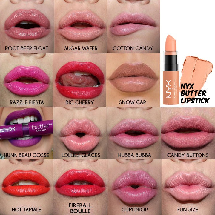 NYX Butter Lipsticks