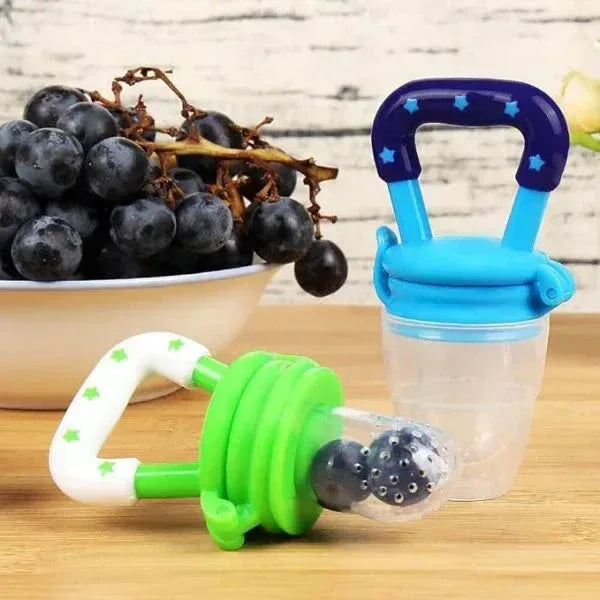 Baby Fruit Feeder - Safe Mesh Nibbler for Fresh Food & Teething Relief - Mix Bazar - Mix Bazar