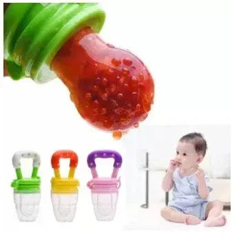 Baby Fruit Feeder - Safe Mesh Nibbler for Fresh Food & Teething Relief - Mix Bazar - Mix Bazar