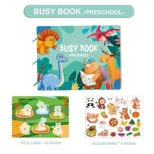 Cognitive Learning Quiet Busy Activity Book 12 Pages