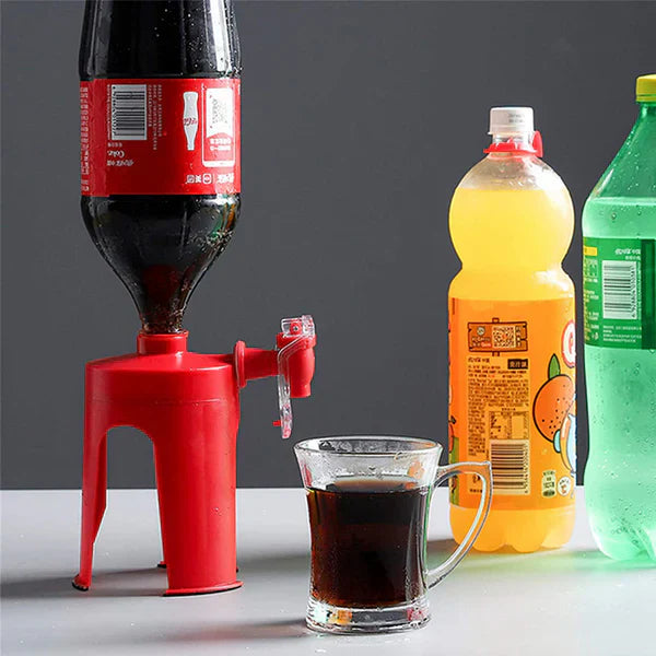 Bottle Beverage Dispenser Stand With Tap