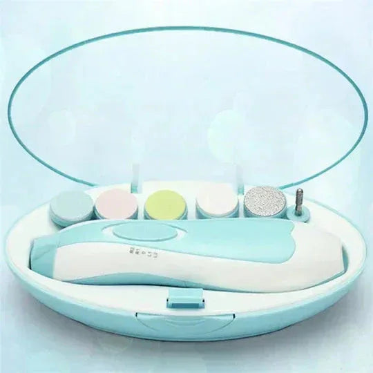 Baby Nail Trimmer - Safe Electric Nail File & Clipper Set for Newborns - Mix Bazar - Mix Bazar