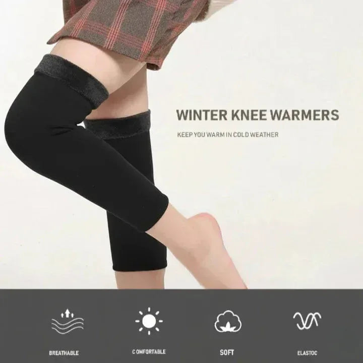 Knee Brace with Strechable, inner Wool Fabric & Belt for Unisex (2 Pieces / Pair) - Mix Bazar - Mix Bazar