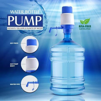 Manual Hand Press Water Pump Dispenser 8 Inch | Best Quality Bottle Pump - Mix Bazar
