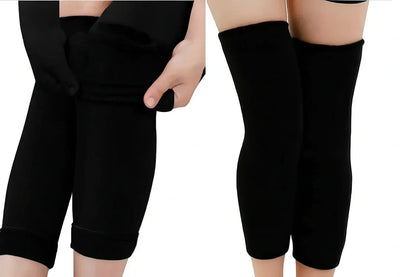 Knee Brace with Strechable, inner Wool Fabric & Belt for Unisex (2 Pieces / Pair) - Mix Bazar - Mix Bazar