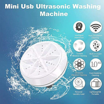 Portable Mini Washing Machine - Compact Washer for Travel & Small Spaces - Mix Bazar - Mix Bazar