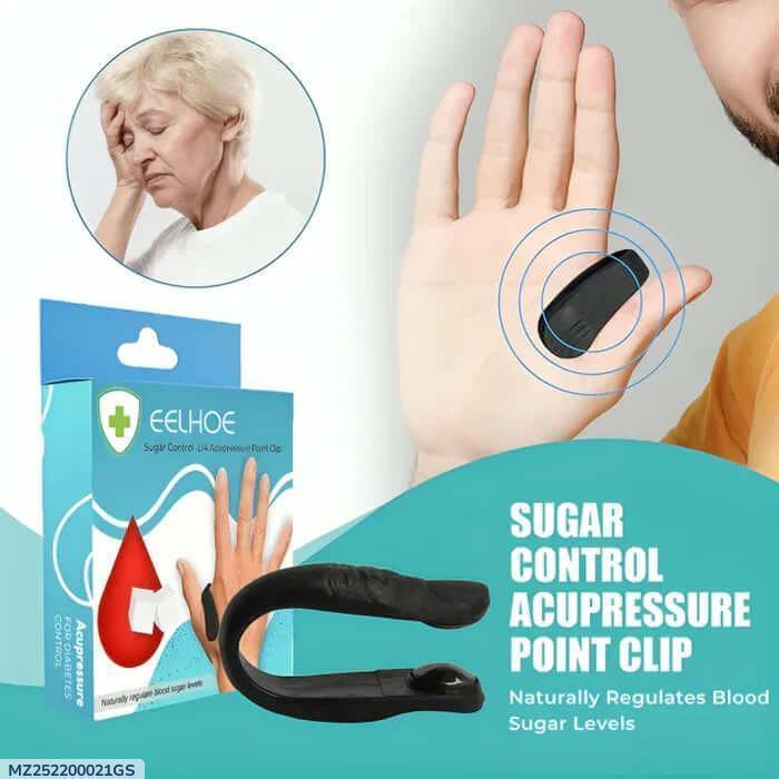 Accu Pressure Clip - Acupressure Ring for Blood Sugar - Mix Bazar