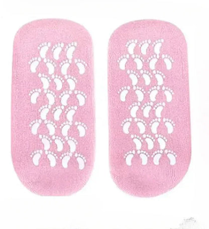 Silicon Gel Socks for Dry Cracked Heels - Moisturizing Foot Care (Pair) - Mix Bazar - Mix Bazar