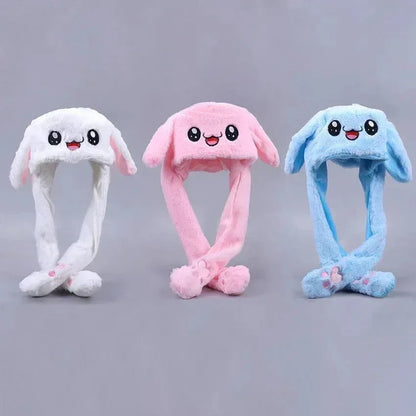 Soft Fluffy Rabbit Ears Headband - Moving Ears with Airbag Control Random colors - Mix Bazar - Mix Bazar
