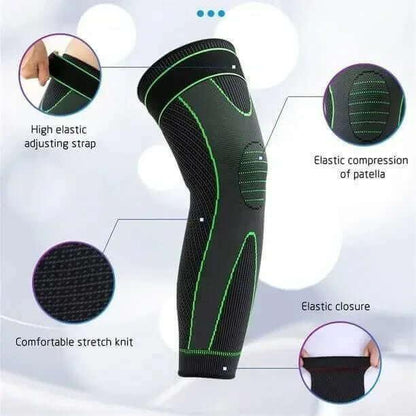 Knee Brace Full Leg - Stretchable Support Belt - Mix Bazar
