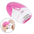 Kemei pink and white electric facial hair remover for women