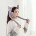 Soft Fluffy Rabbit Ears Headband - Moving Ears with Airbag Control Random colors - Mix Bazar - Mix Bazar