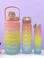 Sports Water Bottles Set - BPA-Free Leak-Proof Bottles for Gym & Outdoor - Mix Bazar - Mix Bazar